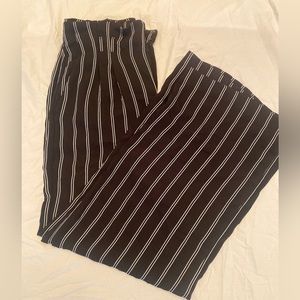 Comfortable express wide leg pants; can be dressed down or up depending on top